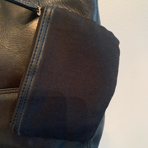 Black Leather Bag by Relativity - Picture 3 of 7